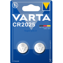 Varta lithium CR2025 (blister de 2)