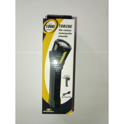 Torche 1000lm tête rotative aimantée