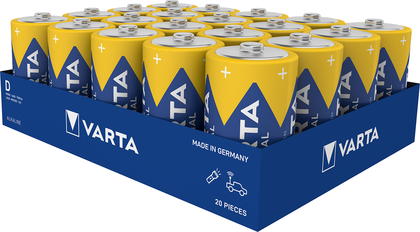 Pile industrielle Varta LR20 – D en Vrac