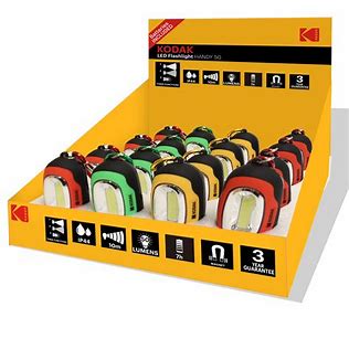 Kodak mini lampe LED cob aimantée + mousqueton