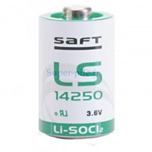 Pile lithium Saft 1/2AA flat top