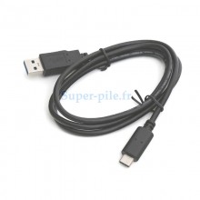 CABLE 1m USB 3.0 VERS USB-C 3Ah
