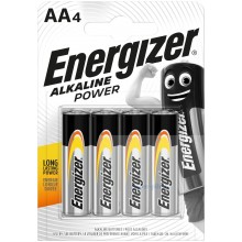 Piles alcalines AA Energizer Alkaline  Power (blister de 4)