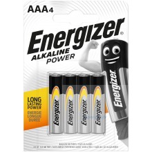 Piles alcalines AAA Energizer Alkaline  Power (blister de 4)