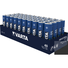 Pile industrielle Varta AA en film de 4
