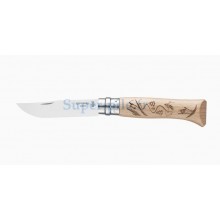 Opinel n°8 gravure ski