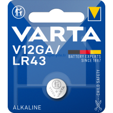 Varta alcaline 1,5V LR43 V12GA (blister de 1)