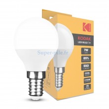Kodak ampoule LED sphérique G45 7W E14 4000°K