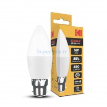 Kodak ampoule LED flamme B22 5W 2700°K