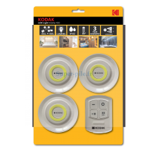 Kodak lot de 3 lampes 130lm + télécommande